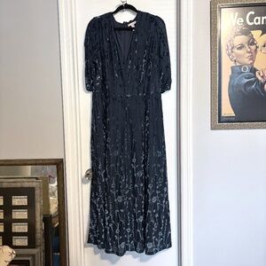 Hutch Blue Velvet Maxi Dress-2X